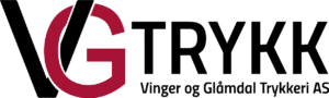 Bildet viser logoen til VG trykk